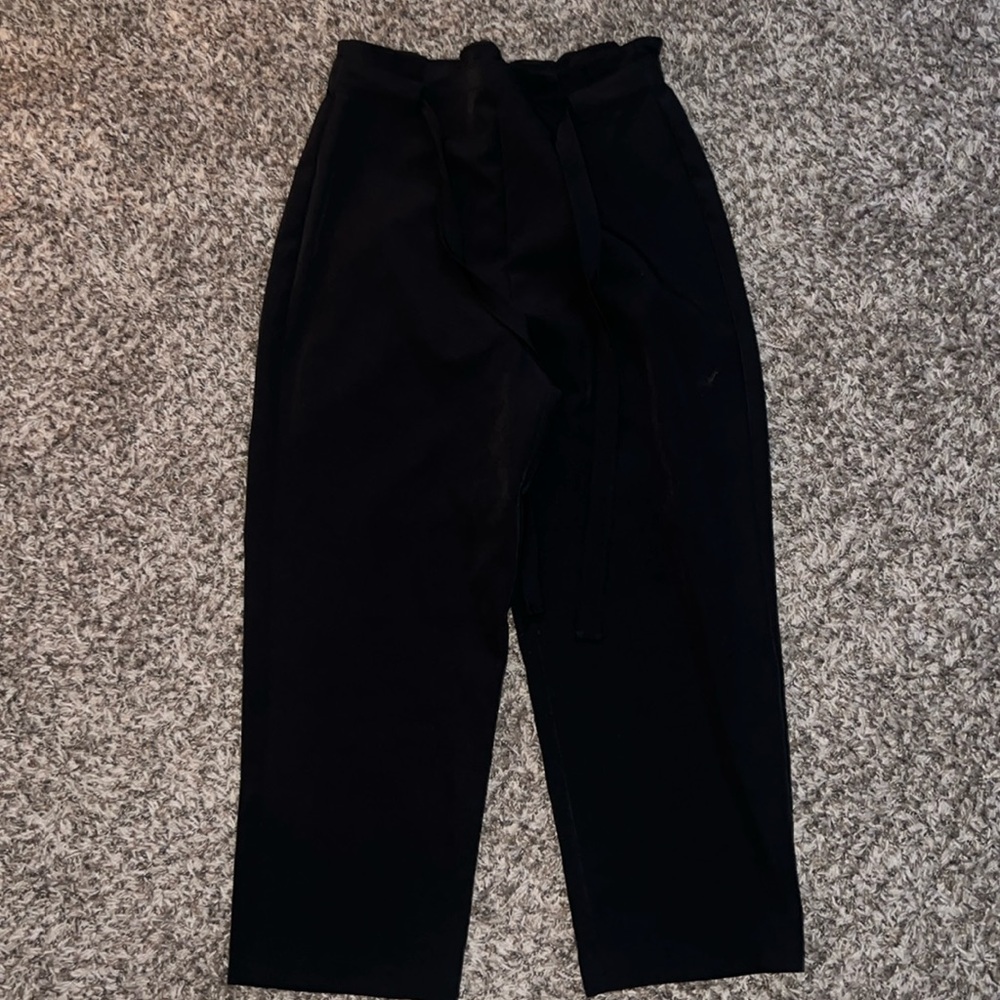 These are black slacks! Fit great for tall people